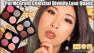 中字 Pat McGrath Celestial Divinity Luxe Quads Reviews + Swatches + Eye looks