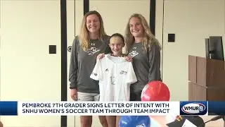 12-year-old signs with SNHU women's soccer team