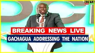 LIVE - Gachagua Big Announcement before flying out to the US