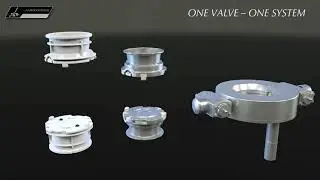 Andock Single Use Split Butterfly Valve System