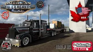 American Truck Simulator  RDN Trucking Canada. Corpus Christi TX to Del Rio TX  Load # 183