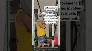Exercise order #workoutprogramming #shorts