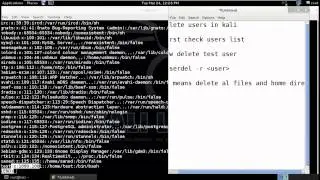 How to Delete Users in Kali Linux
