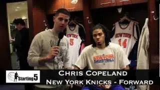 Starting5Online Speak With New York Knicks Forward Chris Copeland