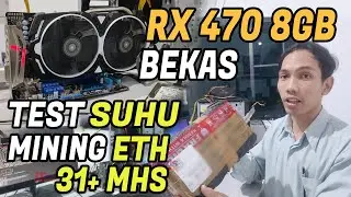 Update Mining 2022 - Test Setting MSI RX 470 8gb Mining Ethereum Hashrate
