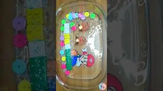 Satisfying slime video #supermario #slimelovers #nintendo #relaxingvideo #mixingmakeup #squishyslime