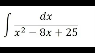 Integral por el metodo de completar el cuadrado (ejercicio 1)
