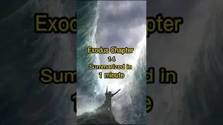 Exodus 14 Summarized in 1 Minute (Moses, Aaron, Egypt, Pharaoh) #god #trending #viral #viralvideo