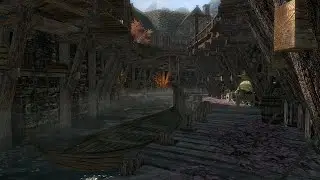 Lake Village Ambience - Lake Town Row Boats And Dock Sounds For Sleep, Relaxation, And Meditation