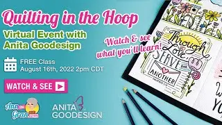 Quilting in the hoop with Anita Goodesign