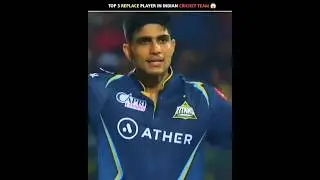 Top 3 players replace in India team #short #viral #youtubeshorts cricket official