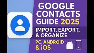 Google Contacts Guide 2025 Import, Export,  & Organize Contacts on PC, Android & iOS