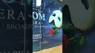 БЫСТРАЯ ПОЕЗДКА В ЦЕНТР ЧИКАГО, ТЕАТРАЛЬНЫЙ РАЙОН 🎥 #christmasinchicago