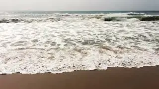 Slow Motion Waves at Puri Sea Beach | Relaxing Ocean View