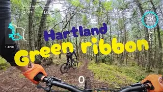 First Time on Green Ribbon | Hartland MTB POV 🌲 Easy Flow Trail