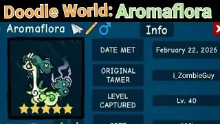 Roblox: Doodle World🖍🌎 - Aromaflora + New Code! 🍃🌸💎🤑