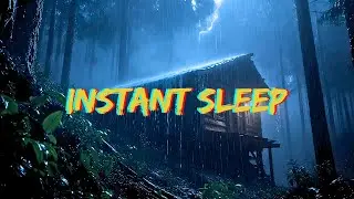 ⛈️ Press Play If You Can't Sleep | 10 Hours Thunderstorm & Rain Sounds For Insomnia 😴