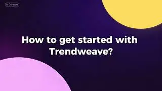Get Started with Trendweave: Sign up and Add Instagram