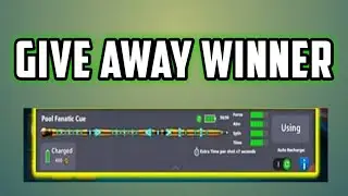 Fanatic Cue Give Away Winner