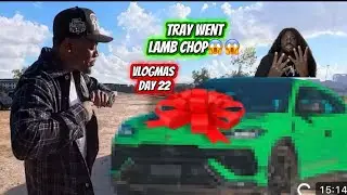VLOGMAS DAY 22 🎄: Reacting to Tray Outside’s Lamborghini Urus… This Is Crazy 😮‍💨🔥