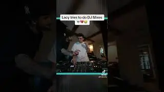 Lacy Struggling to DJ 😭 #lacy #faze #kaysan #shorts