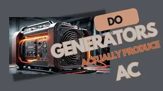 Alternating Current Fundamentals II: Do generators actually produce AC power?