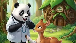 Doctor Panda Helping his Animal Friends #animation #jungle #wildlife #wildanimals #friends