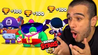 MUDEI TODOS!! JOGUEI COM MEUS NOVOS BRAWLERS FAVORITOS NO BRAWL STARS E...