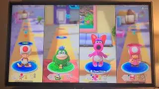 Super Mario Party Jamboree #18 Rainbow Galleria Birdo vs Spike vs Toad vs Toadette