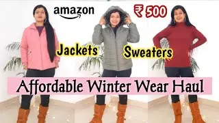 Sweaters And Jackets Haul | Affordable Amazon Winter Wear Haul 2020 for Women Girls | Myntra, Messho