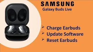 SAMSUNG Galaxy Buds Live: зарядка и сброс настроек или восстановление заводских настроек и обновл...
