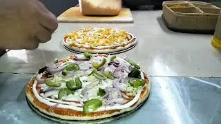 Corn Pizza masala 😋 Fresh Veg Cheese  Best recipe Pizza 🍕 🥪🥪🥪 Size small Pizza 🍕😋😋
