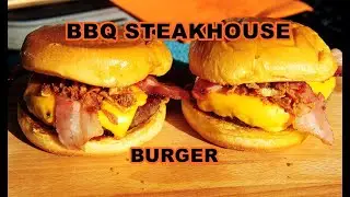 how to make BBQ STEAKHOUSE BURGER