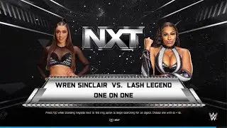 WWE 2K25 Wren Sinclair Vs. Lash Legend - WWE NXT 6/10/25