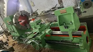 22” Spindle bore, 12ft heavy duty lathe machine 24”bed , 22” centre height, 36” Double Dogchuck