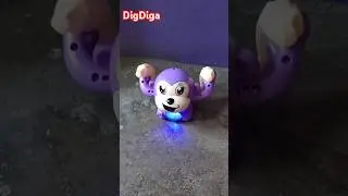 😍Banana Monkey🐵 Dancing, Spinning And Rolling! Music is the best #music#monkey #banana#toys#DigDiga