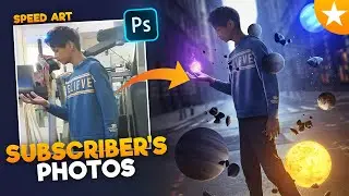 I Edited My Subscriber's Photos | Photoshop Speed Art