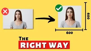 How To Make 600×600 Pixel Image For DV Lottery The Right Way | EDV Lottery 2024