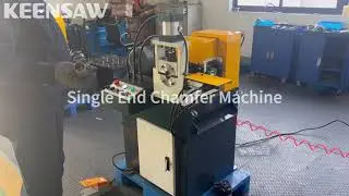 KCM 80SE Semi-Automatic Steel Pipe Chamfer and End Facing Machine
