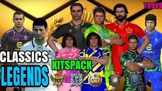 PES 2017 Classic Legend Kits (T99 Patch v9) by @HogrekTV