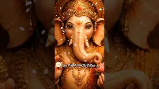 Om Gajananaya Namah | Lord Ganesha Blessings for Wisdom & Obstacle Removal #devotional #god #ganesh