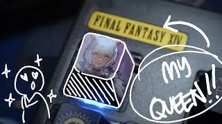 【FFXIV x NovelKeys x Hololive】 FFXIV Keyboard with Suisei Keycaps #ffxiv #hololive #novelkeys #hyte