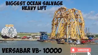 Versabar VB-10000|Biggest Ocean Crane|An Engineering Marvel|Used in Salvage Operations at Sea|
