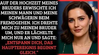 Auf der Hochzeit meines Bruders sah ich meinen Mann mit meiner Schwägerin – und dann geschah es…