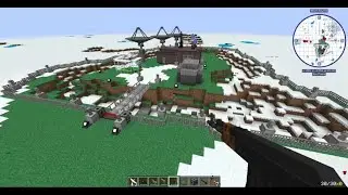 Bemutatom a katonai b&aacute;zisomat a MilitaryCraft-ban (Minecraft)