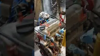 подготовили супер свап комплект мотора к6а на снегоход BRP.