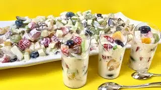 Ensalada de Frutas Para Navidad o Mesa de Postres