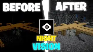 Finally, I Found The BEST NIGHT VISION for MCPE🤯 | Minecraft |