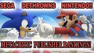 NINTENDO DETHRONED BY SEGA METACRITIC PUBLISHER RANKINGS