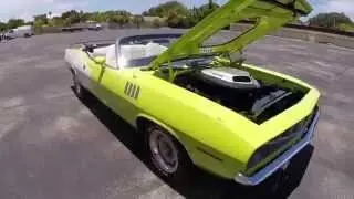 Walk Around & Start 1971 Plymouth Cuda Convertible #2365